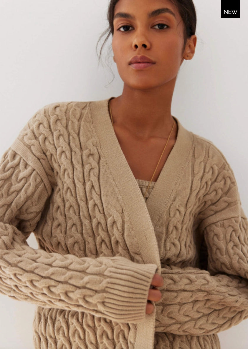 Gilet oversize tricoté Nenya