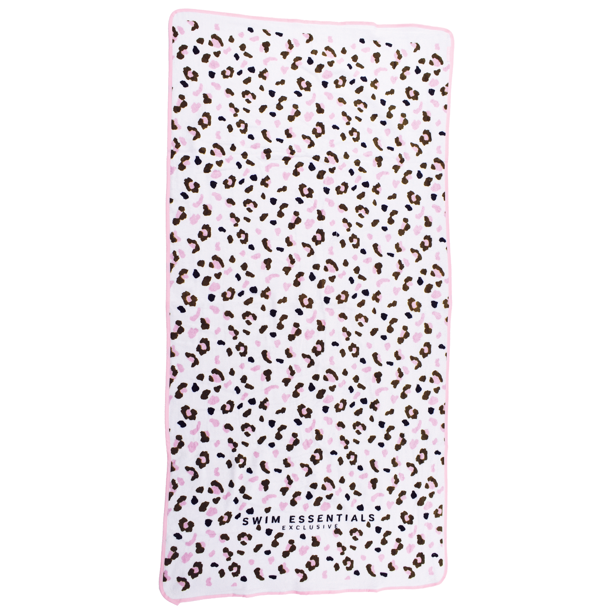 Beach towel for children in Leopard pattern 135 x 65 cm