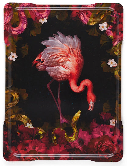 Kissssss Flamingo Tray/Table - Large