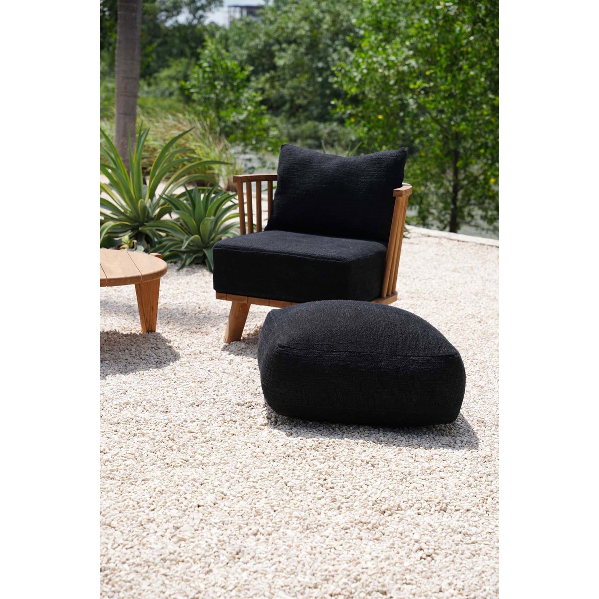 Der gemütliche Pouf – Schwarz