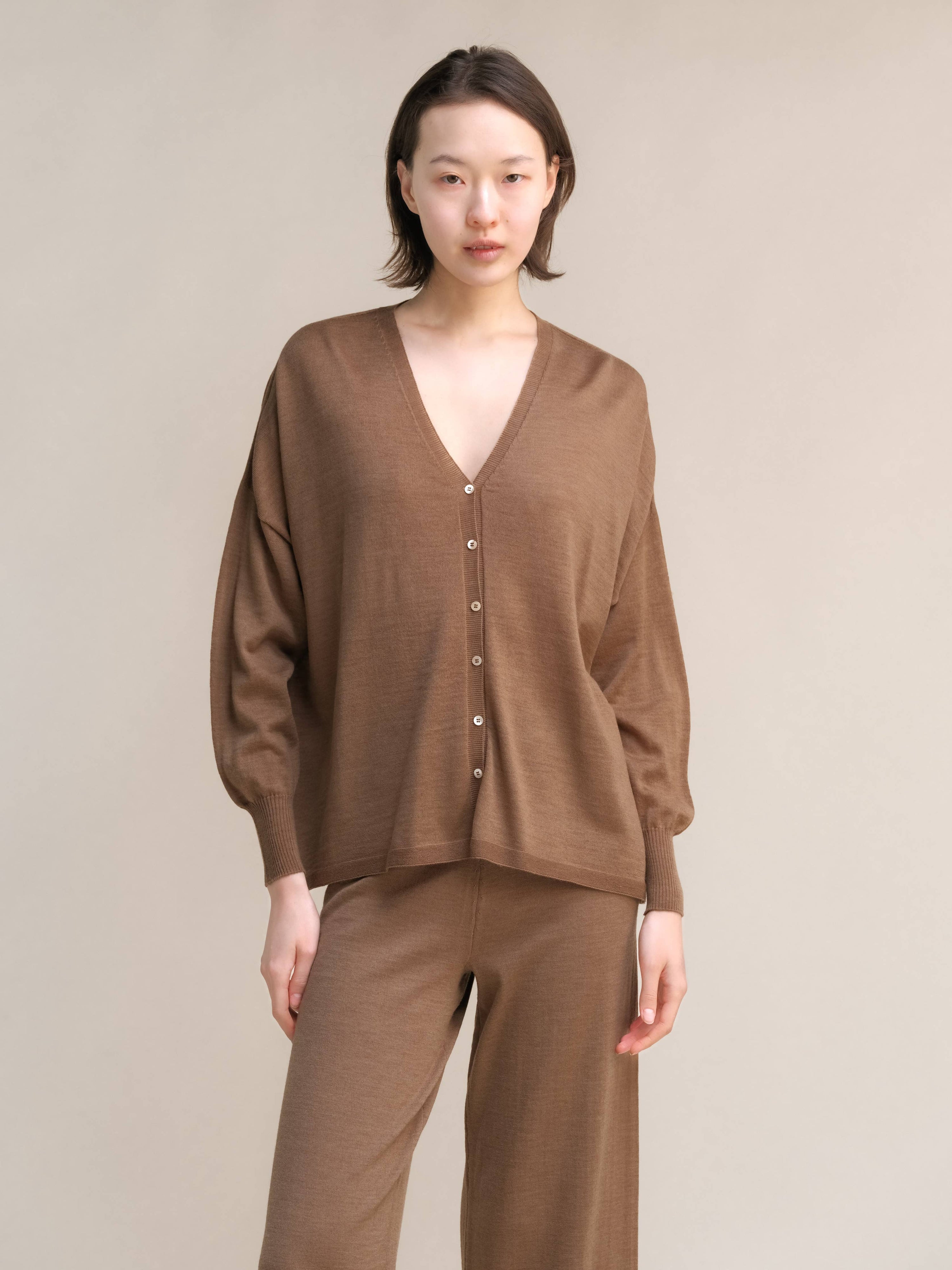 Extra Fine Merino Wool Cardigan