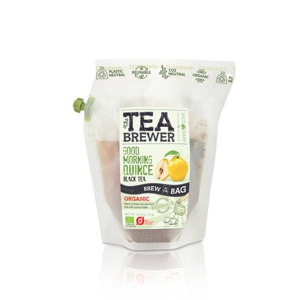 Ekologiskt svart te med kvitten – Good Morning Quince | TeaBrewer