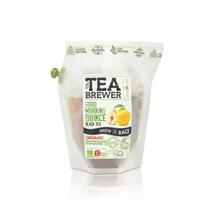 Ekologiskt svart te med kvitten – Good Morning Quince | TeaBrewer