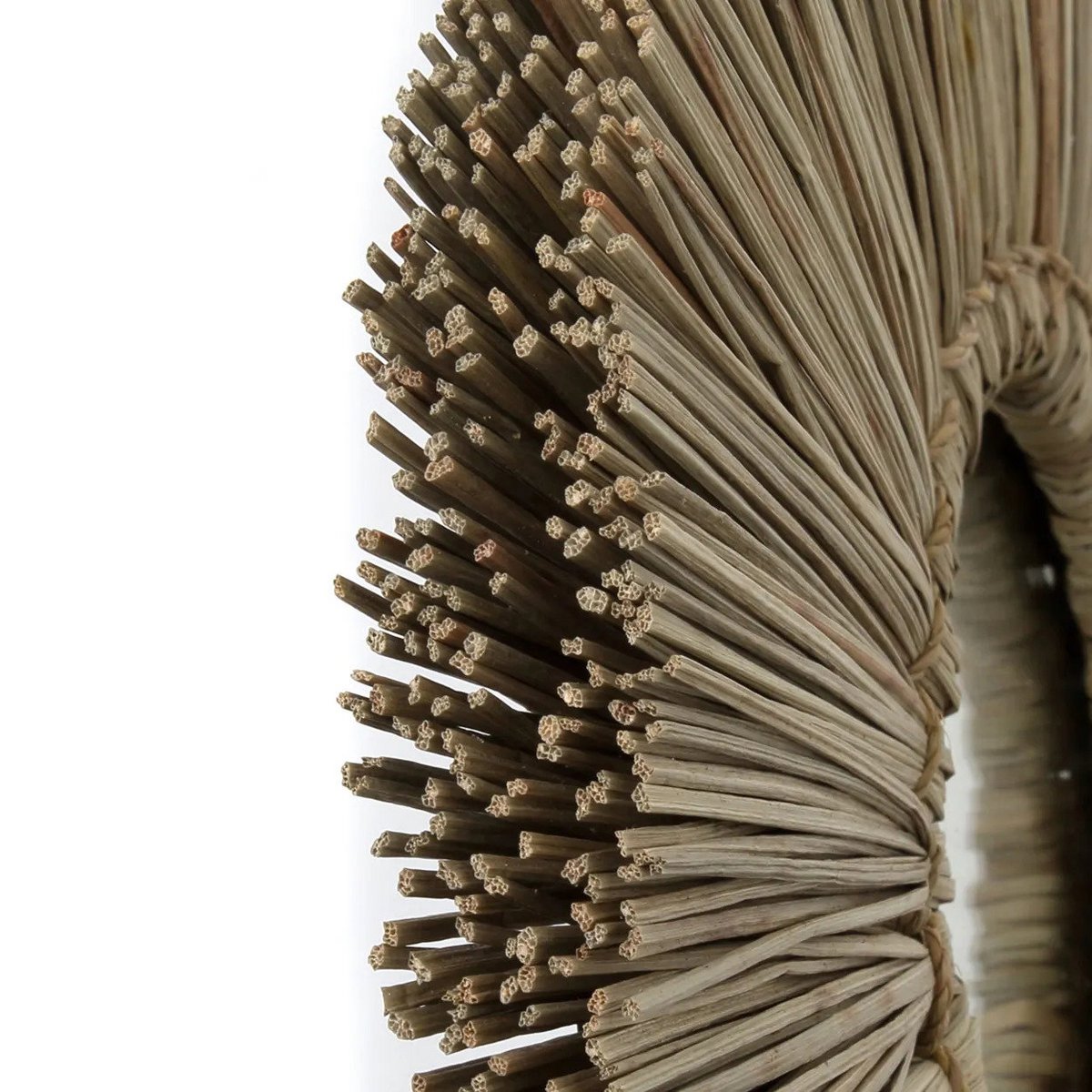 The Alang Alang Mirror - Natural - Ø 45