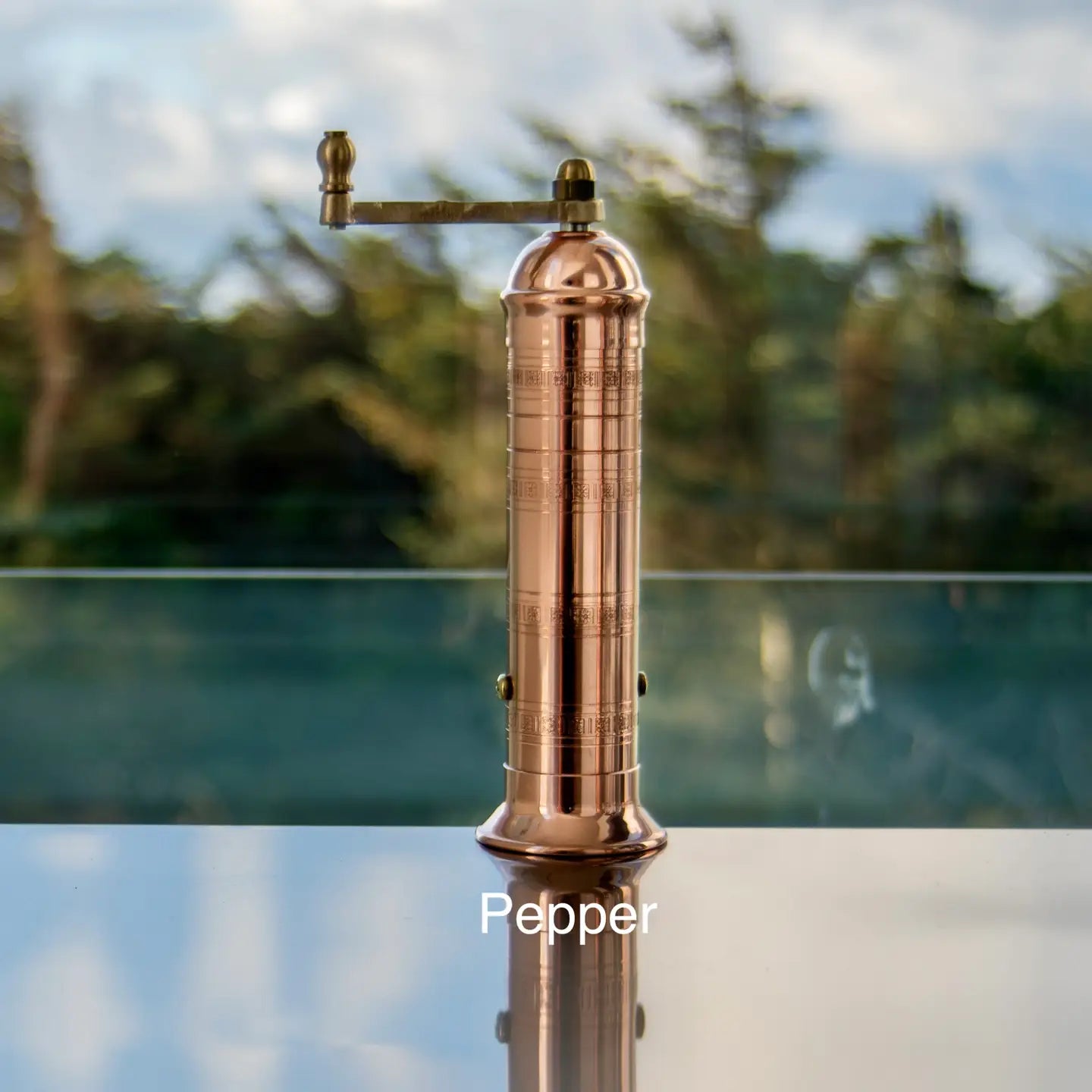 „Copper Mill“ – 9-Zoll-Pfeffermühle, Alexander Handcrafted Mills