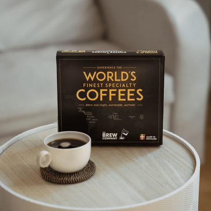 World’s Finest Coffees – presentbox 3 Coffeebrewer