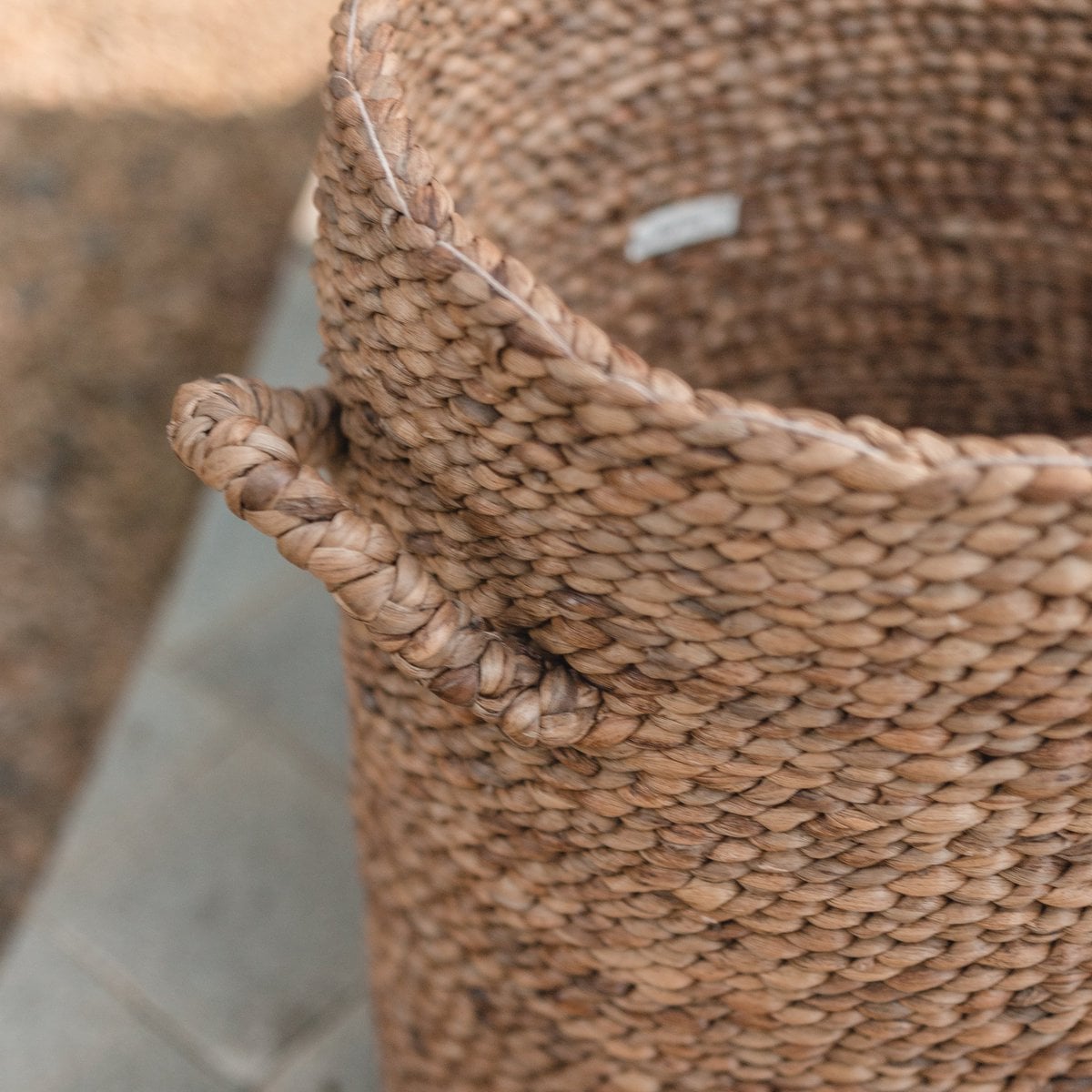 Panier de rangement en jacinthe d&