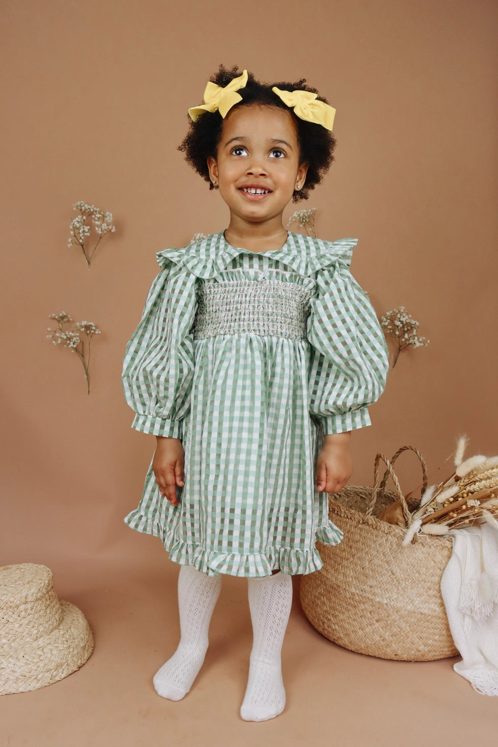 Ruth Ruched Dress, La Olivia Kids