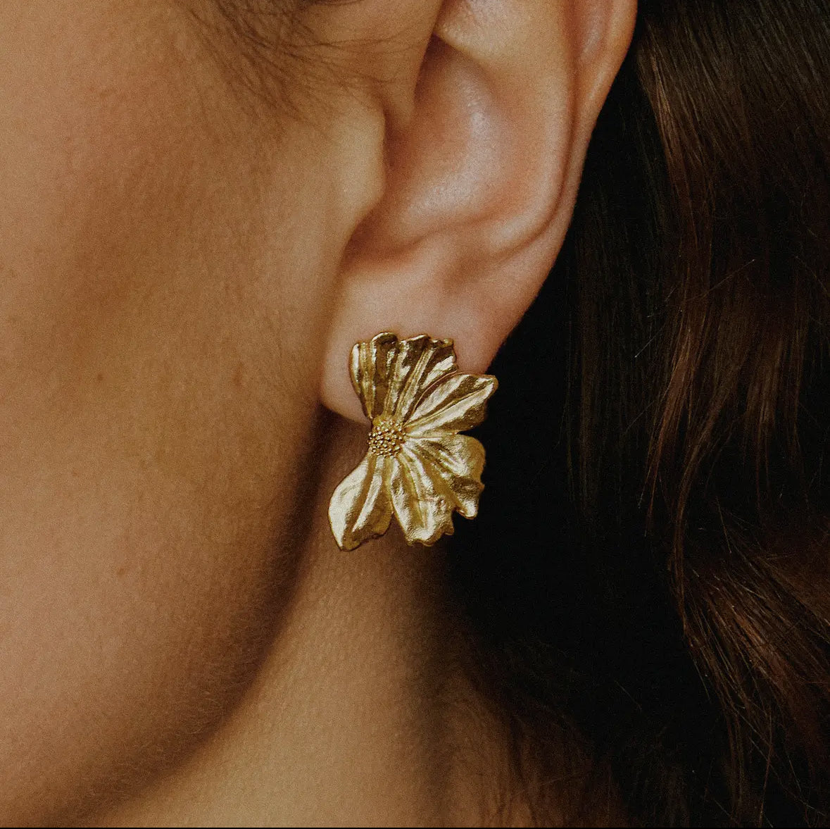 Monea Earrings | 18k Gold | Agape Studio Jewelry 