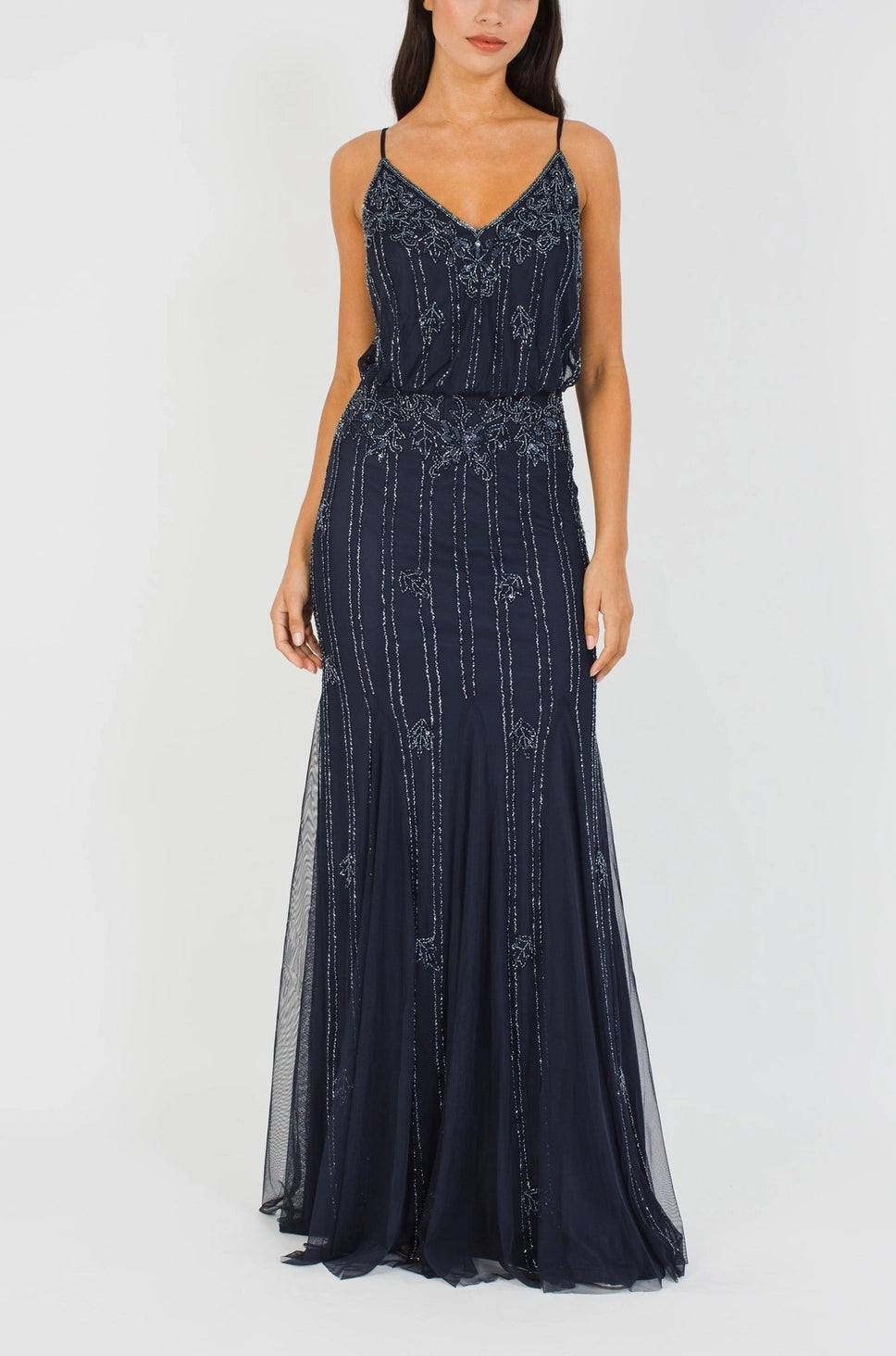 Keeva Maxi Dress - Navy Blue 