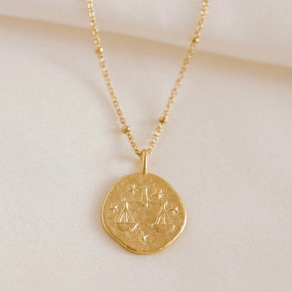 Zodiac Necklace | 24k Gold | Agape Studio Jewelry 