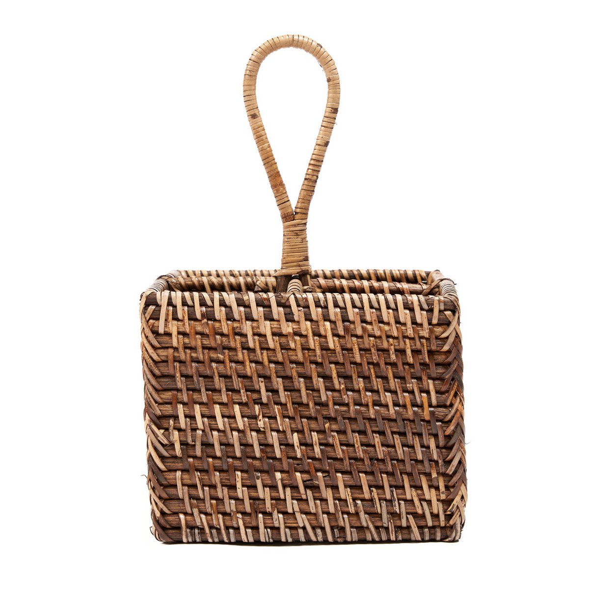 Le Range-couverts en rotin N°4 - Marron naturel