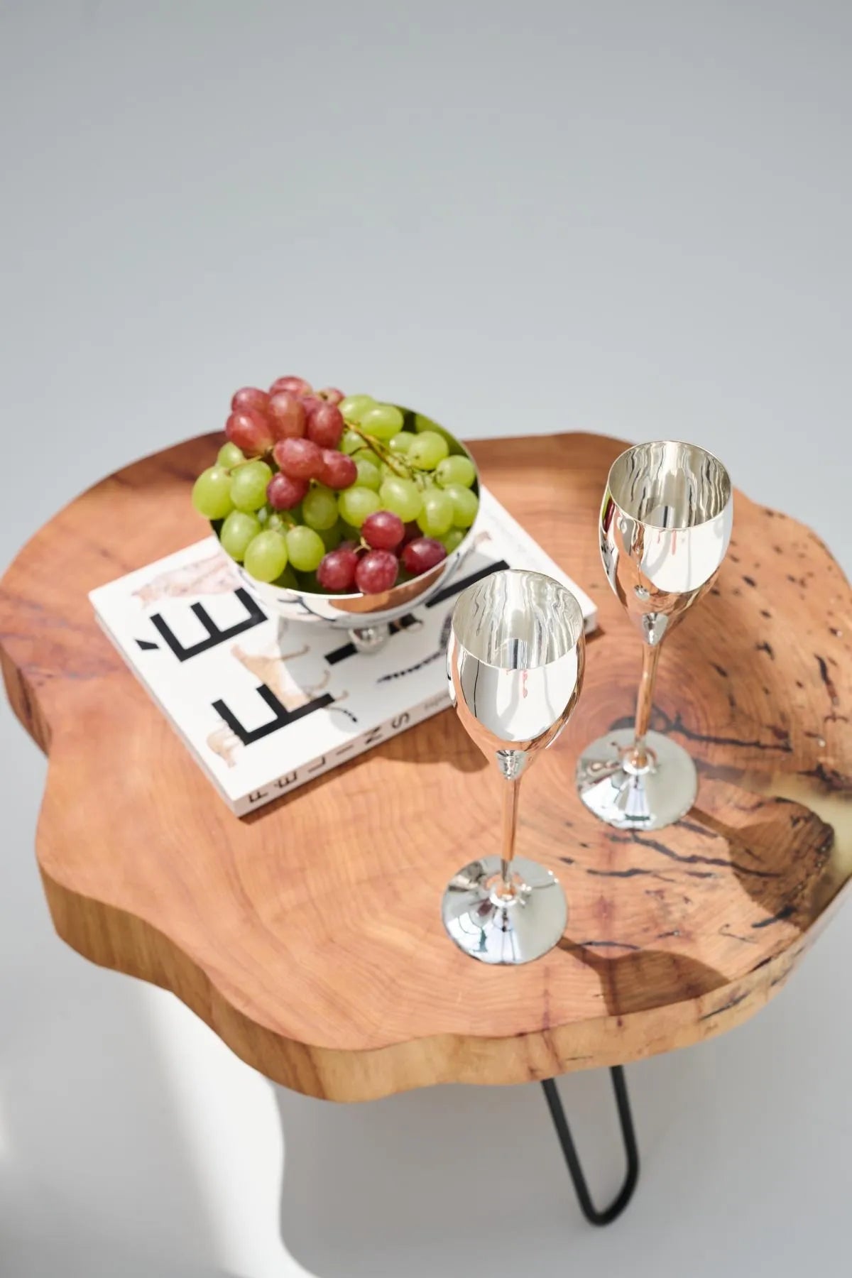 Dodo | Flûtes à champagne plaquées argent