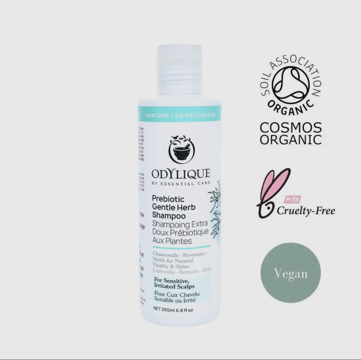 Präbiotisches Sanftes Kräuter-Shampoo 500ml, Odylique