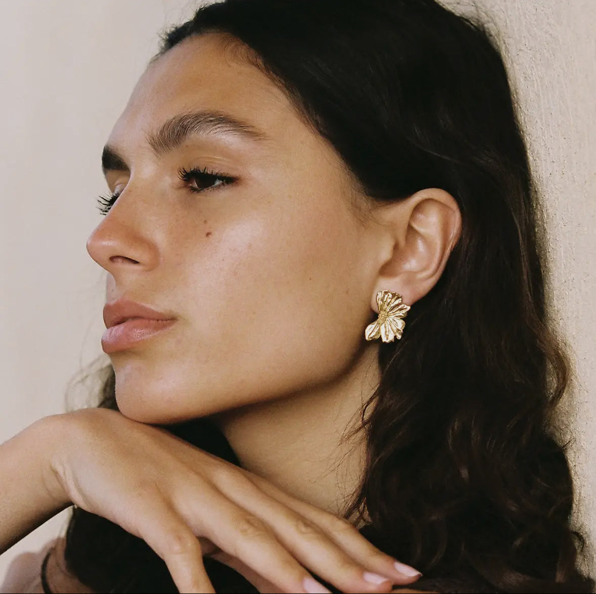 Monea Earrings | 18k Gold | Agape Studio Jewelry 