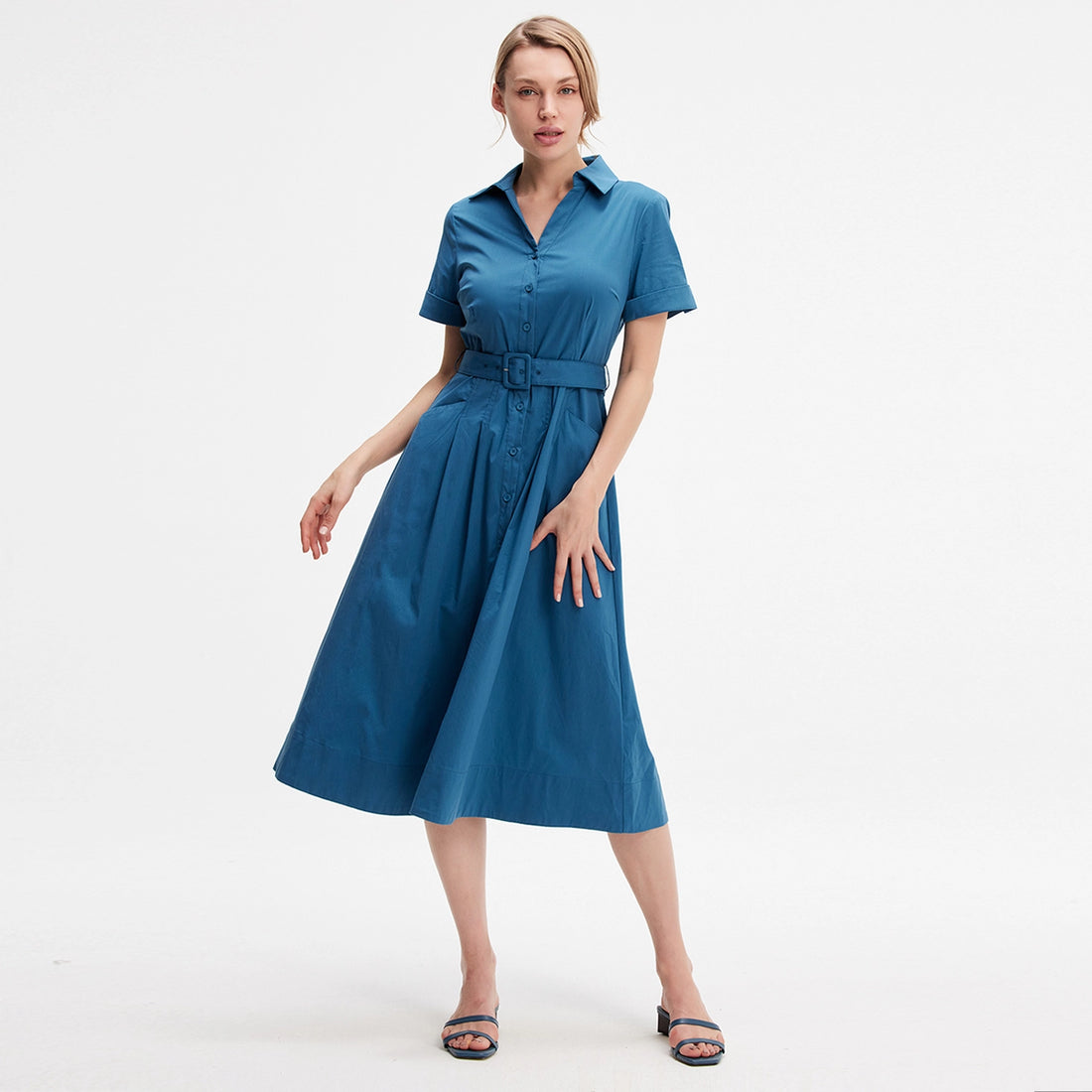 Flared shirt dress from Smart&Joy