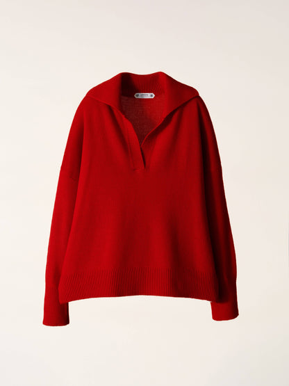 Wool &amp; Cashmere Polo Sweater