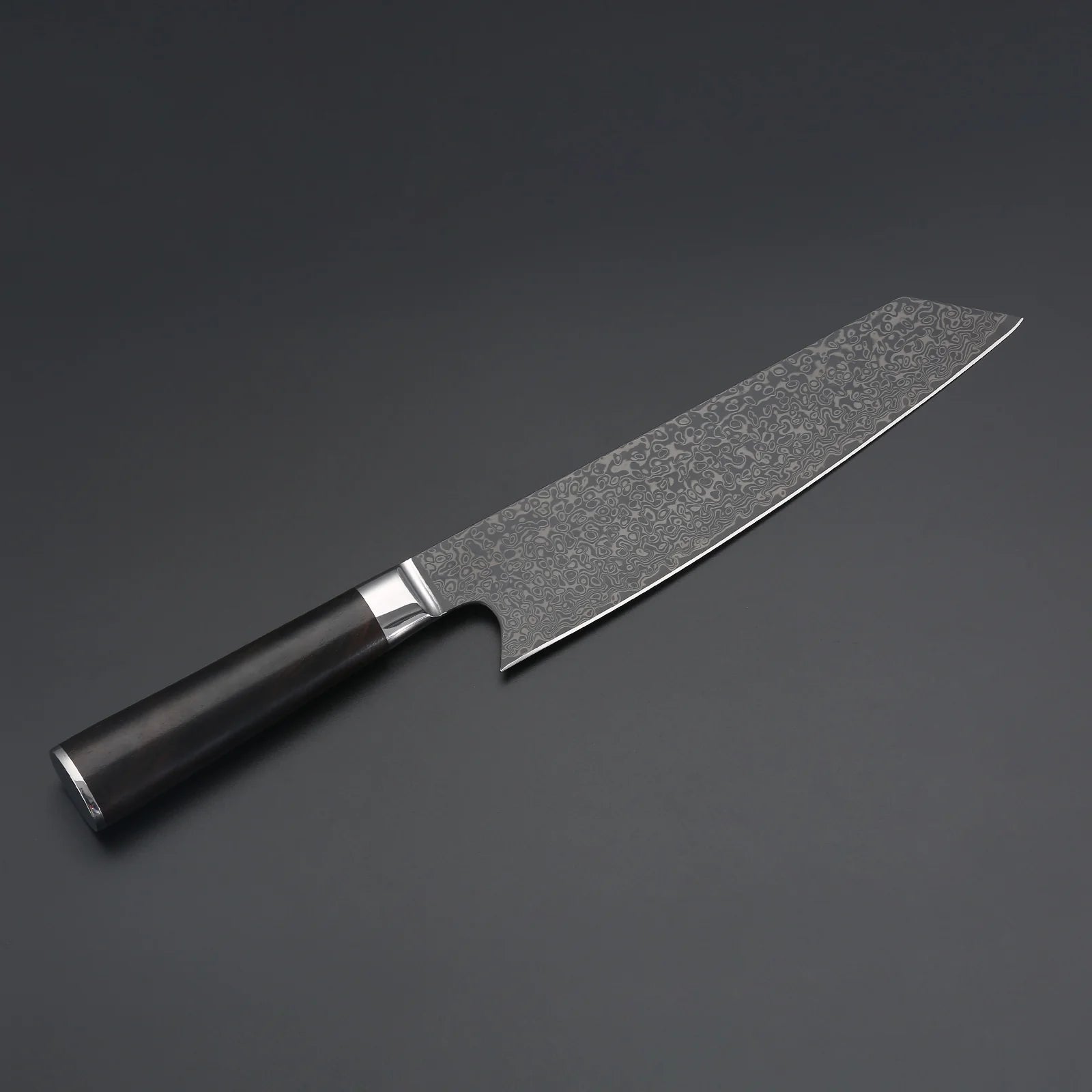 Takahiro Miyazaki – Kiritsuke Santoku 210 mm (VG-10, 73-lagers damaskus)