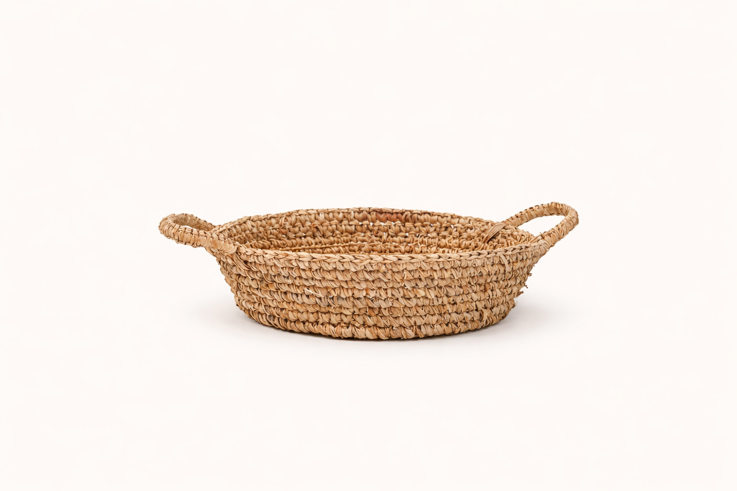 Raffia Basket Tray – Natural (S)