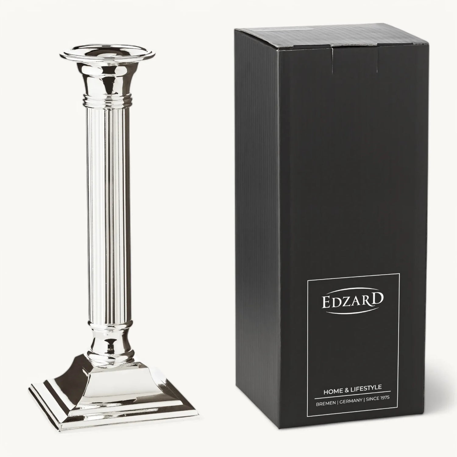 Lincoln Ljusstake – Silverfinish (flera höjder)