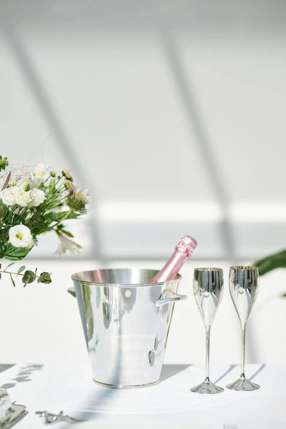 Dodo | Silverpläterade Champagneglas