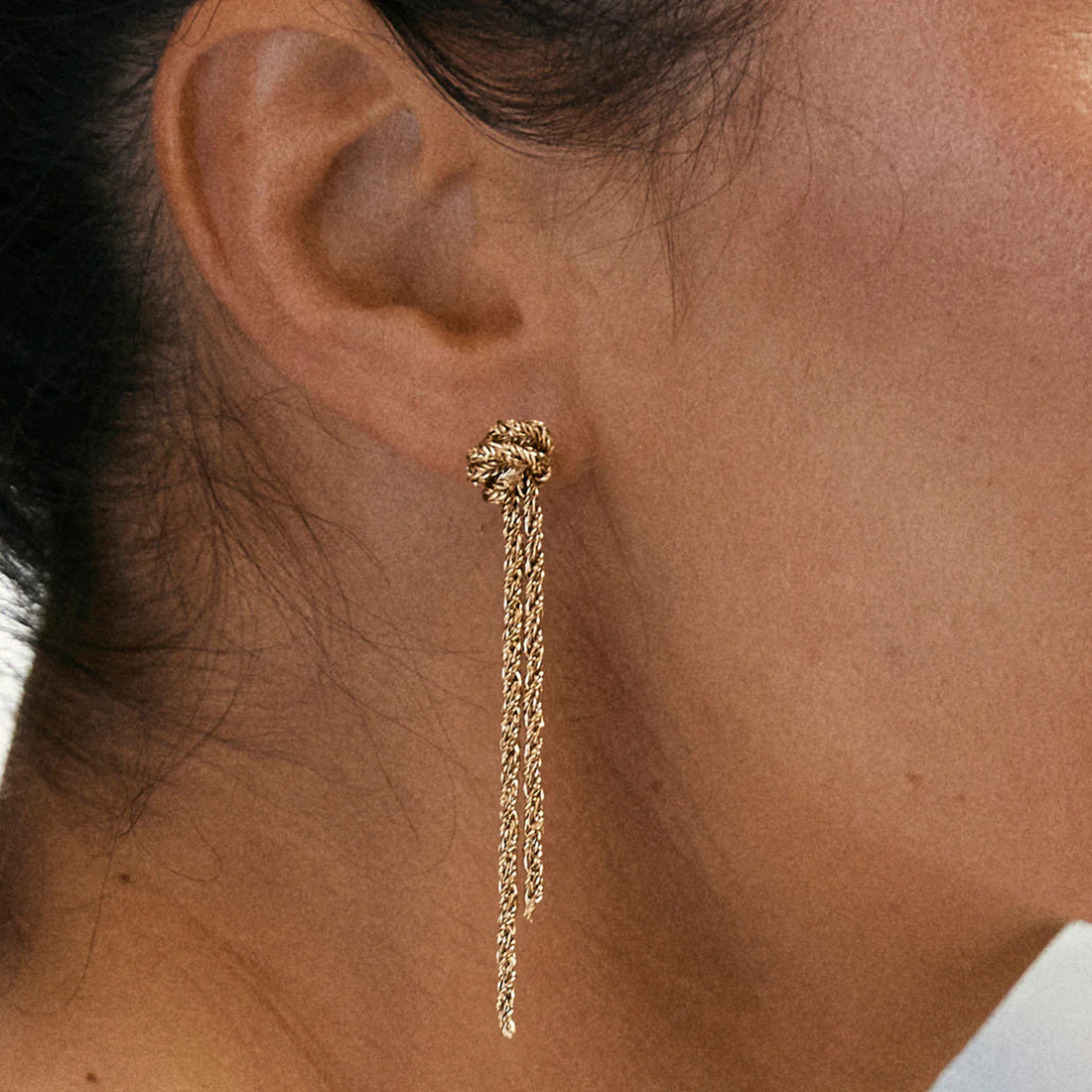 Grazia Earrings | 18k Gold | Agape Studio Jewelry 