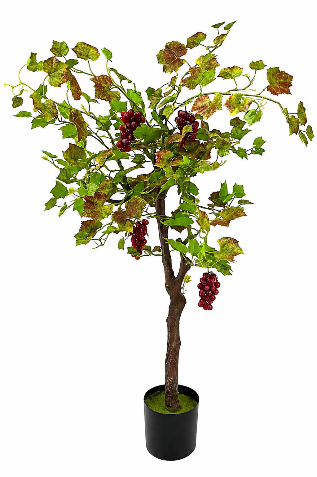 Vinranksträd med druvor, naturkänsla, 167 cm