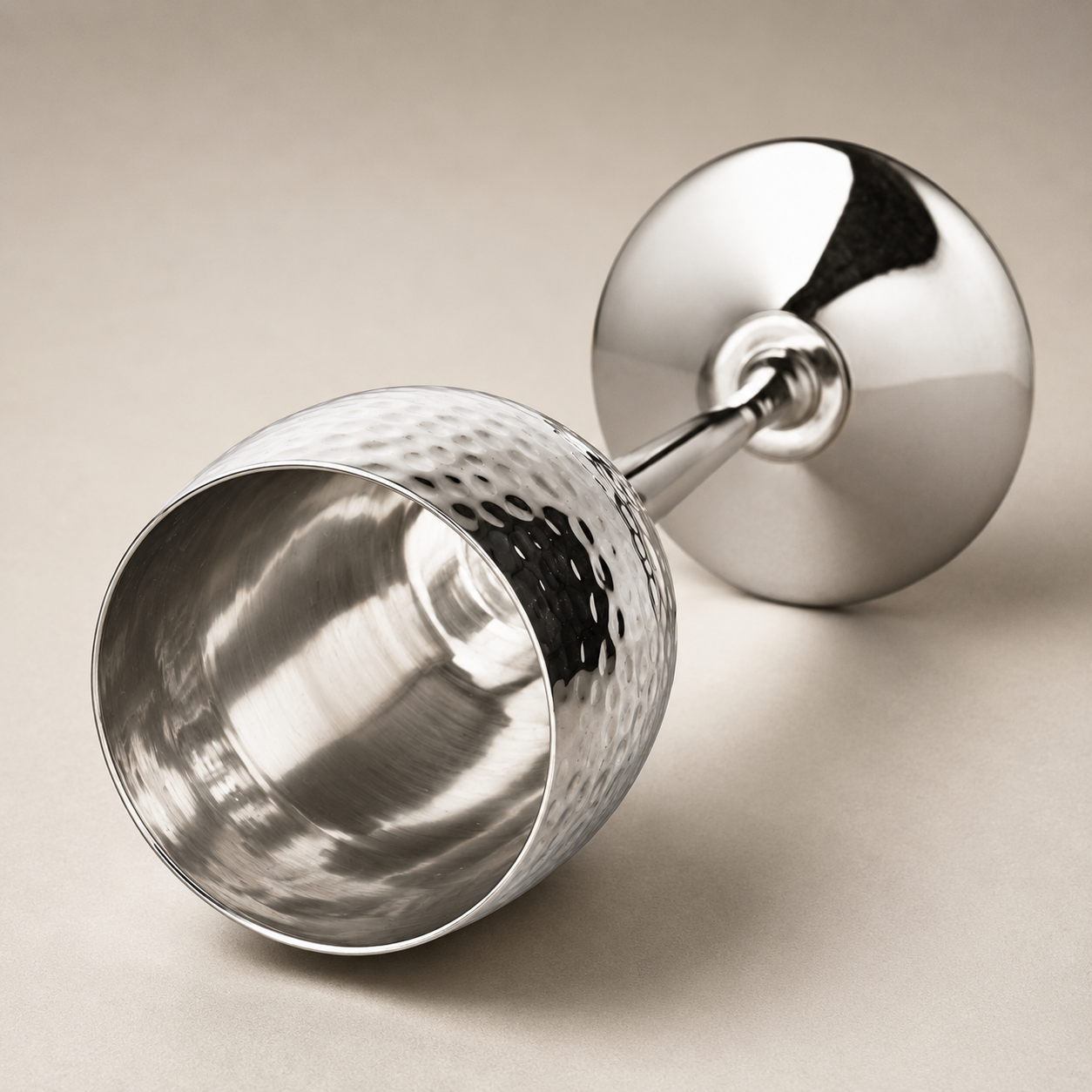 Dodo Champagnerglas in Silber 2er-Set | EDZARD