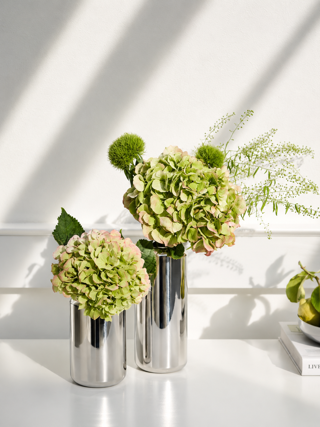 Vase Luna Silber 23 cm | EDZARD
