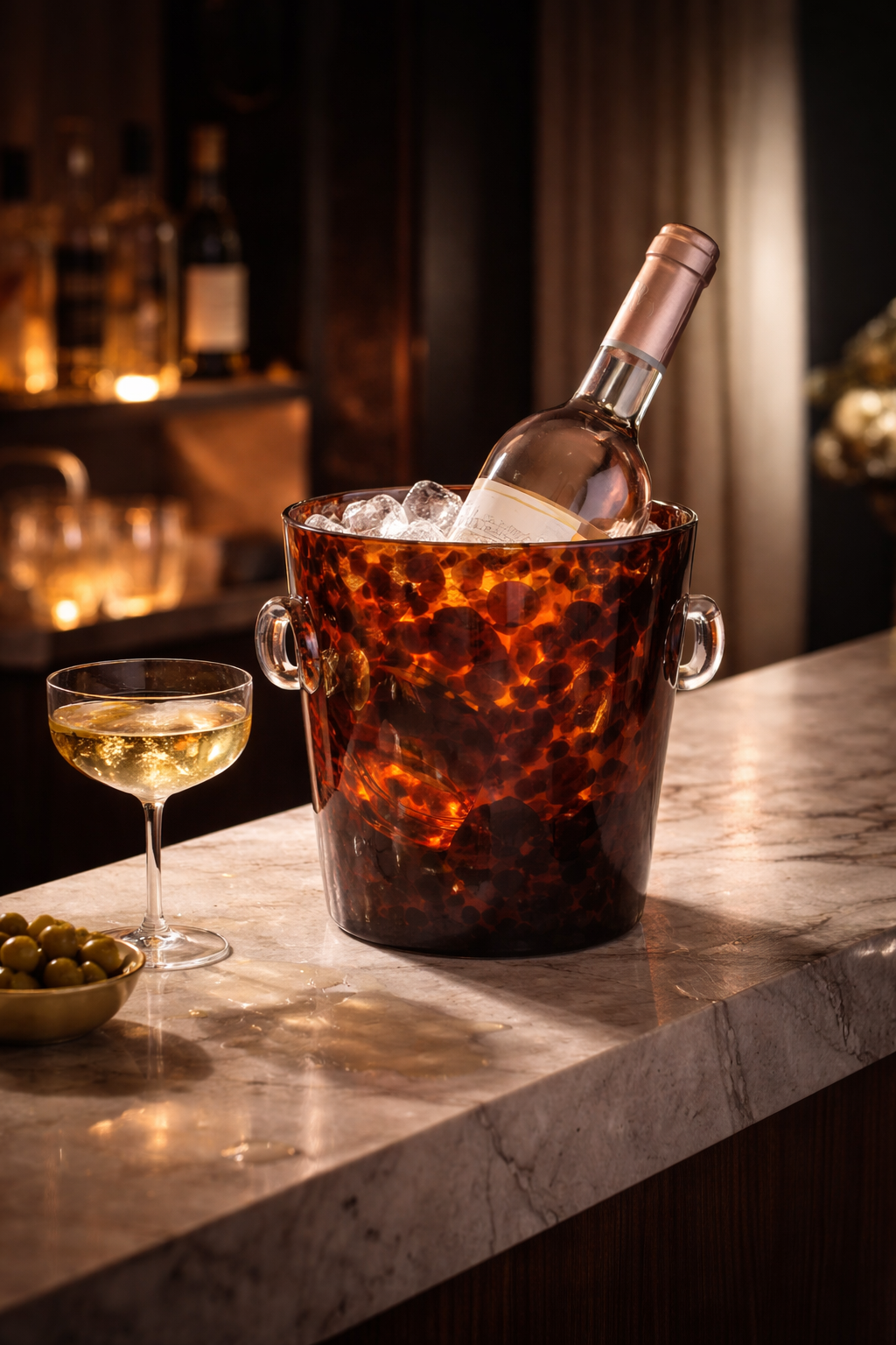 Tortoise | Champagnekylare i glas