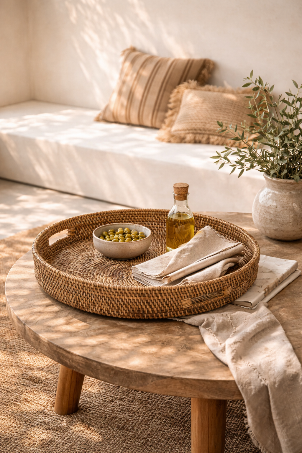 Carry-All Tray – Natural Brown (M)