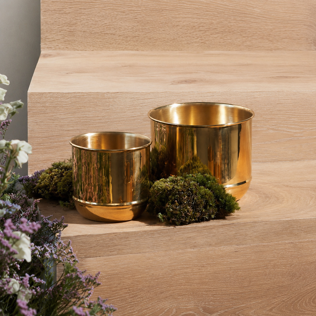 Genuine Brass Plant Pot – Polished Brass