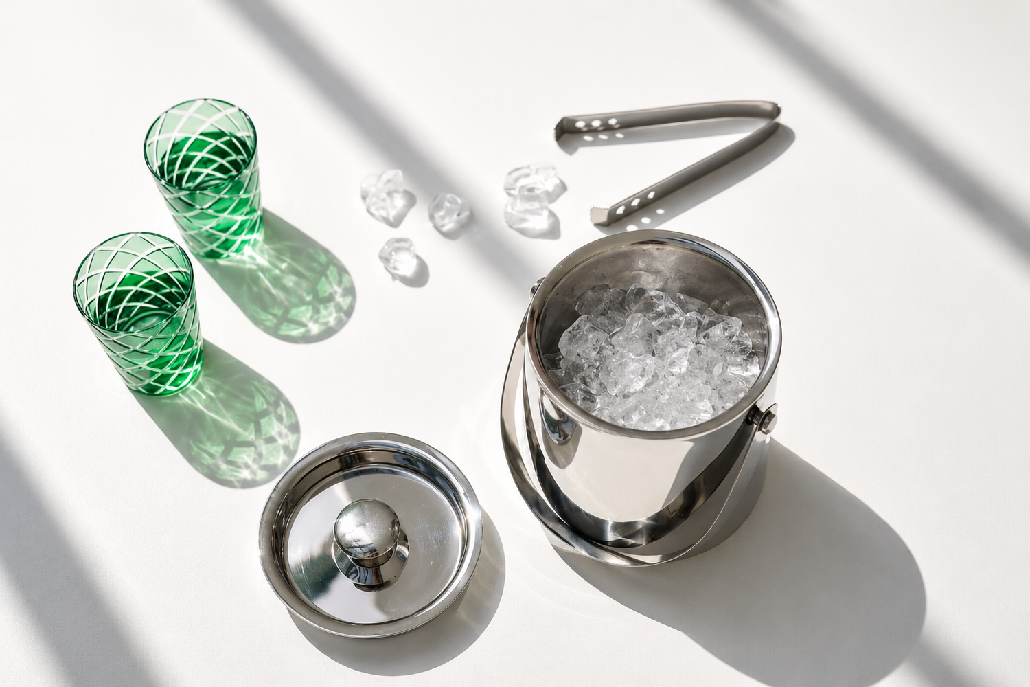 Dio Green Crystal Glasses 6-pack 10 cm | EDZARD