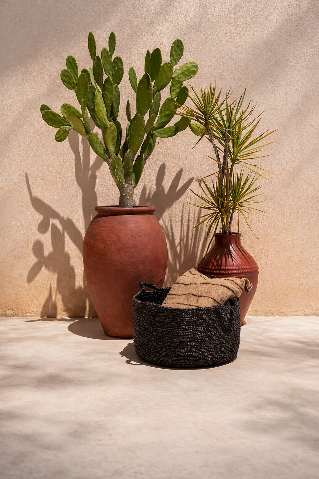 Four Hands Basket – Black (L)