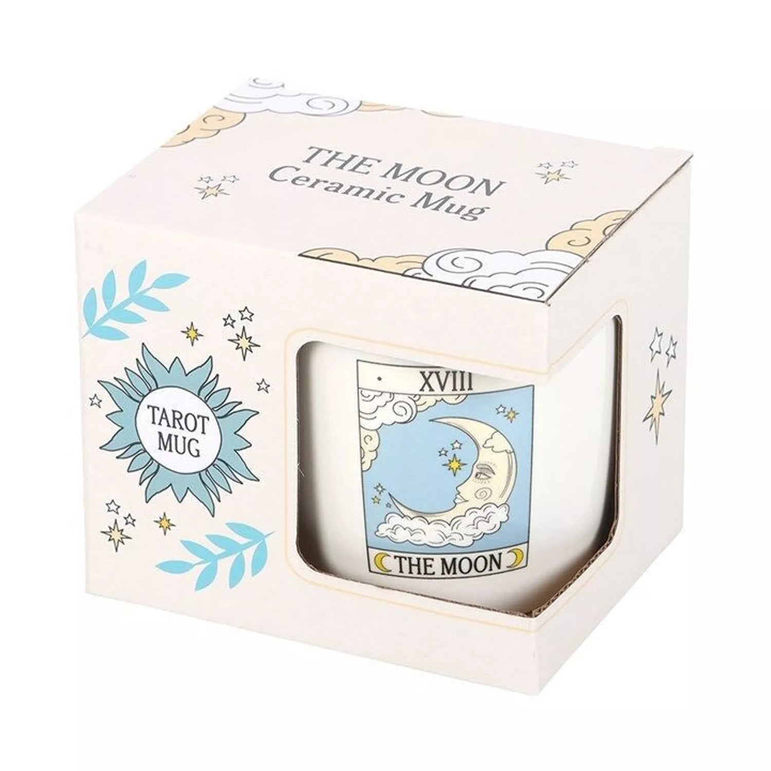 The Moon Vintage Tarot Mug – mystik i varje morgonstund