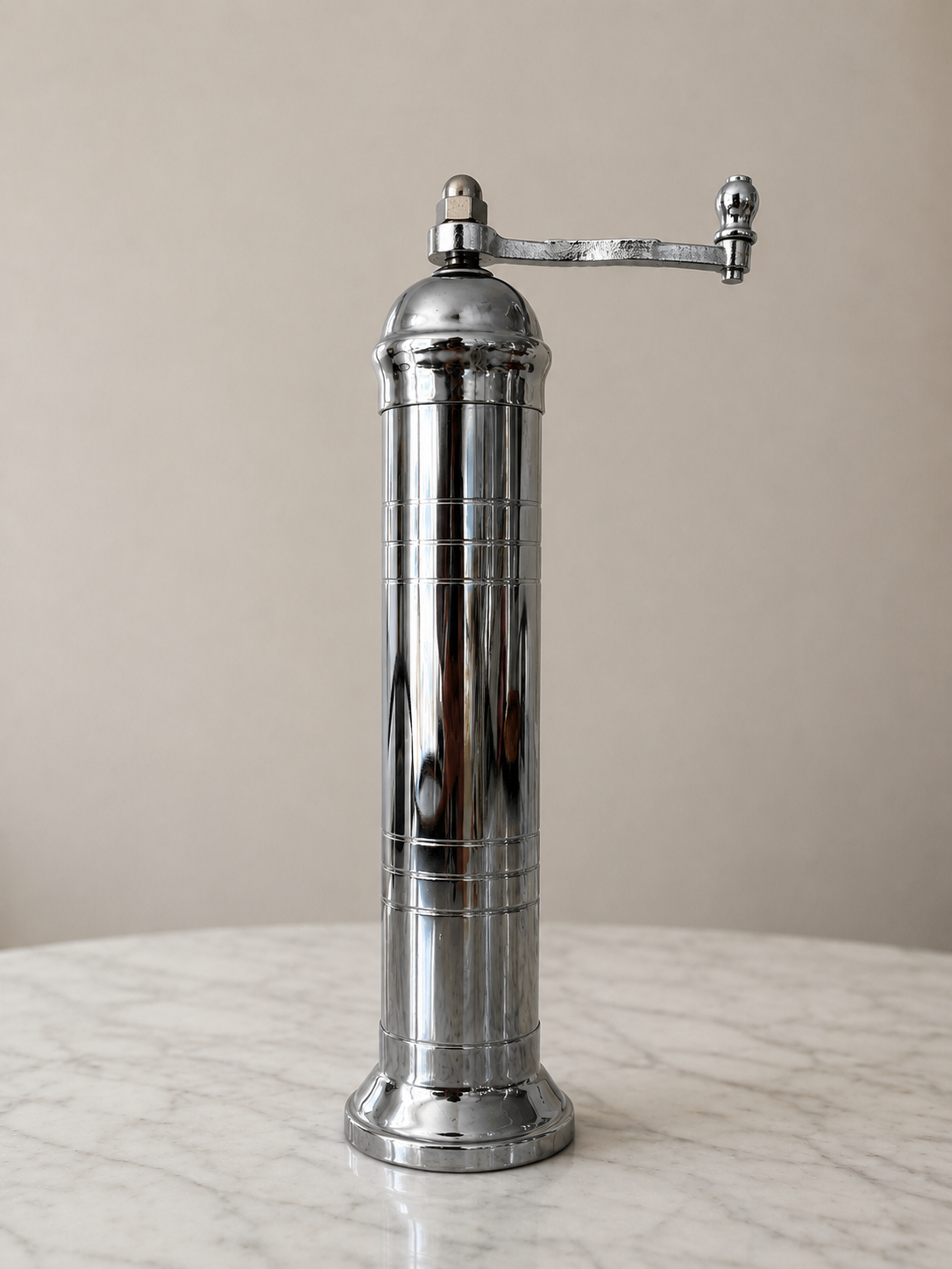 Chrome Mill - polerad 9" Saltkvarn, Alexander Handcrafted Mills