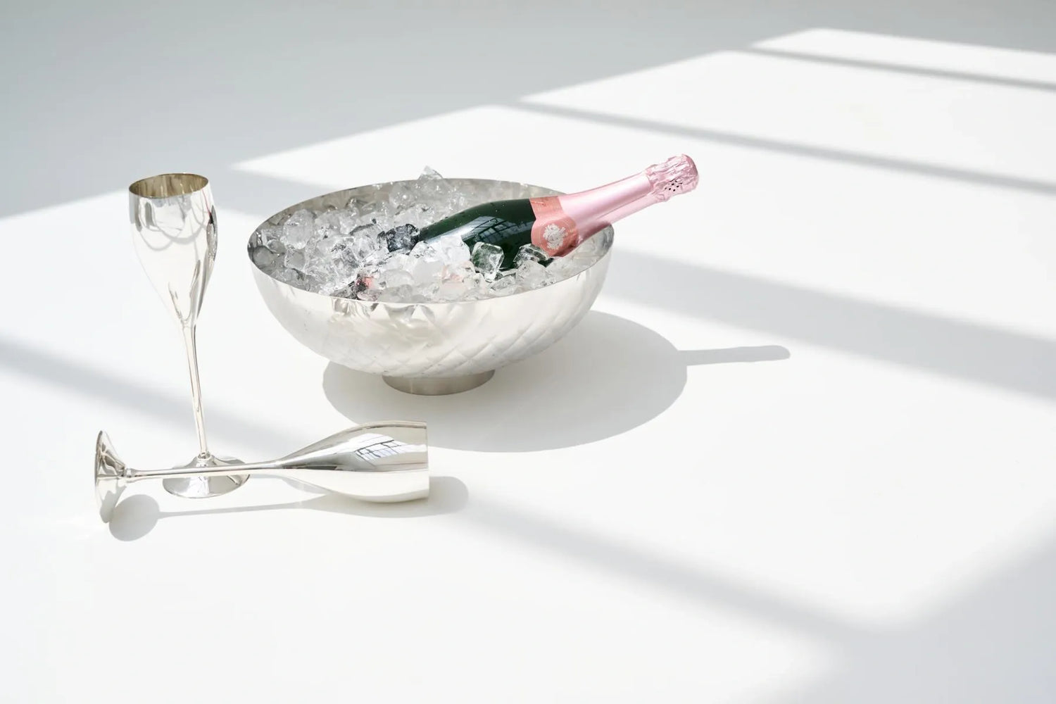 Dodo | Silverpläterade Champagneglas