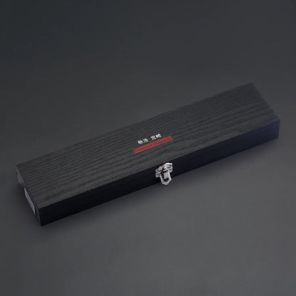 Takahiro Miyazaki – Kiritsuke Santoku 210 mm (VG-10, 73-lagers damaskus)