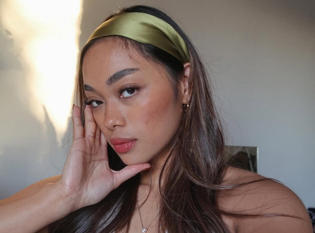 Silk Headband – Olive