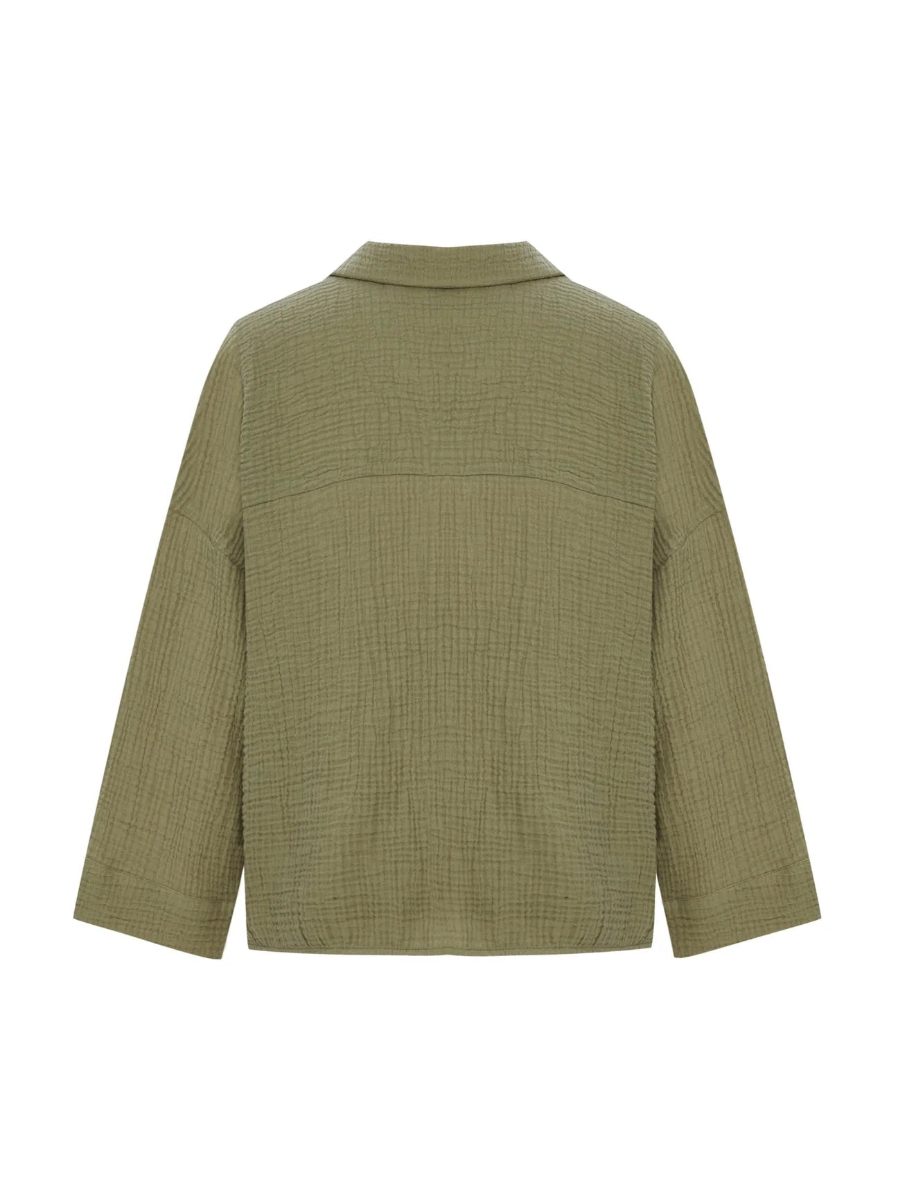 Echo Mini Shirt - Khaki Green, The Handloom Los Angeles