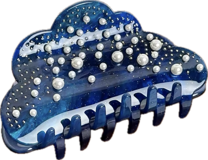 Hair clips with Zircons and Rhinestones