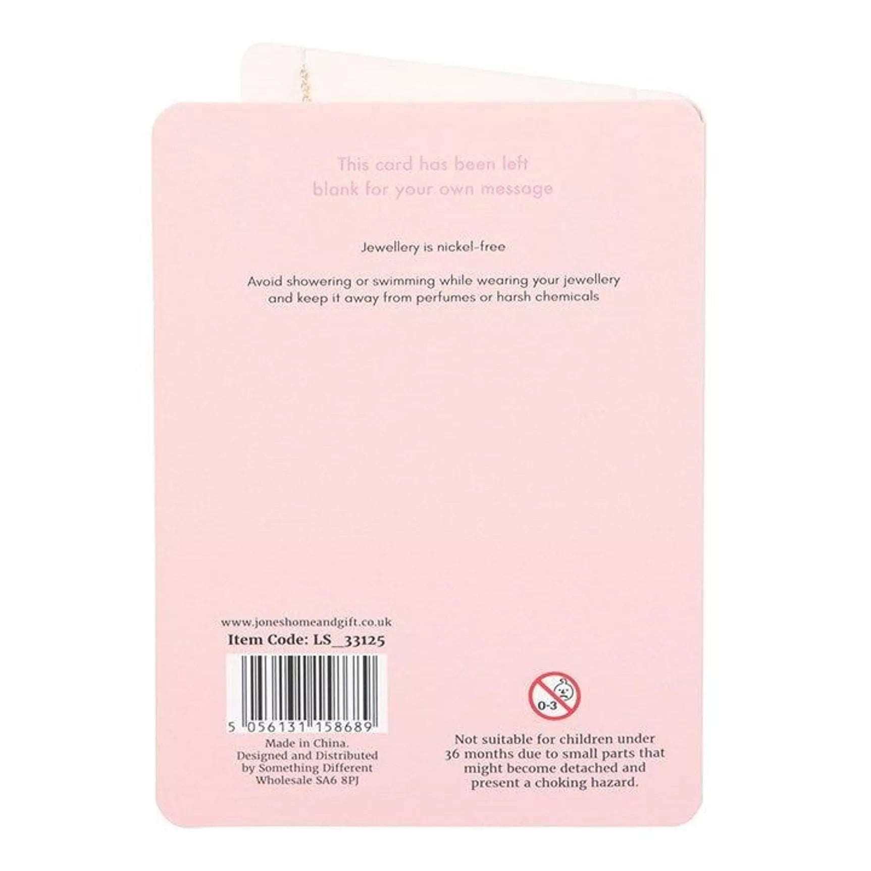 Gratulationskort ”Bestie” inklusive Bästis-Halsband