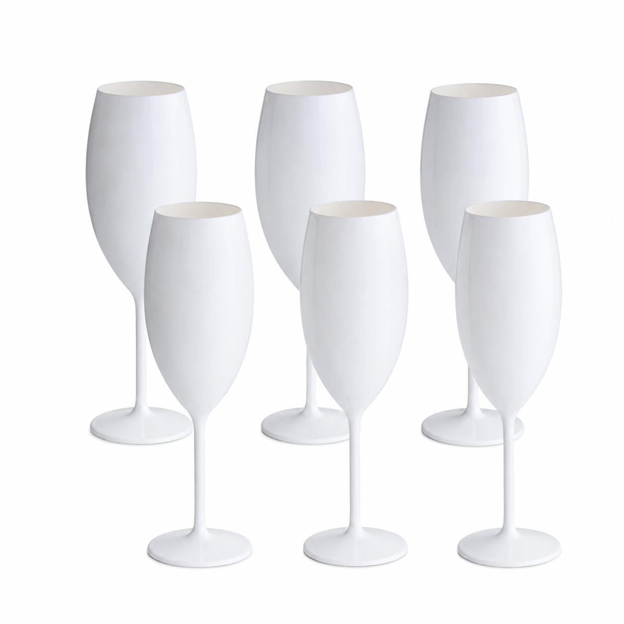 Verres à Champagne Vita en Acrylique 210 ml – Lot de 6 | AULICA