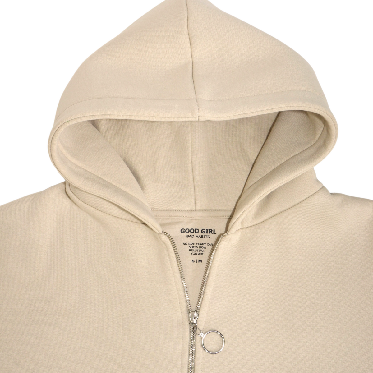 GGBH Zip Hoodie – Light Pink • Beige • Black • Mint