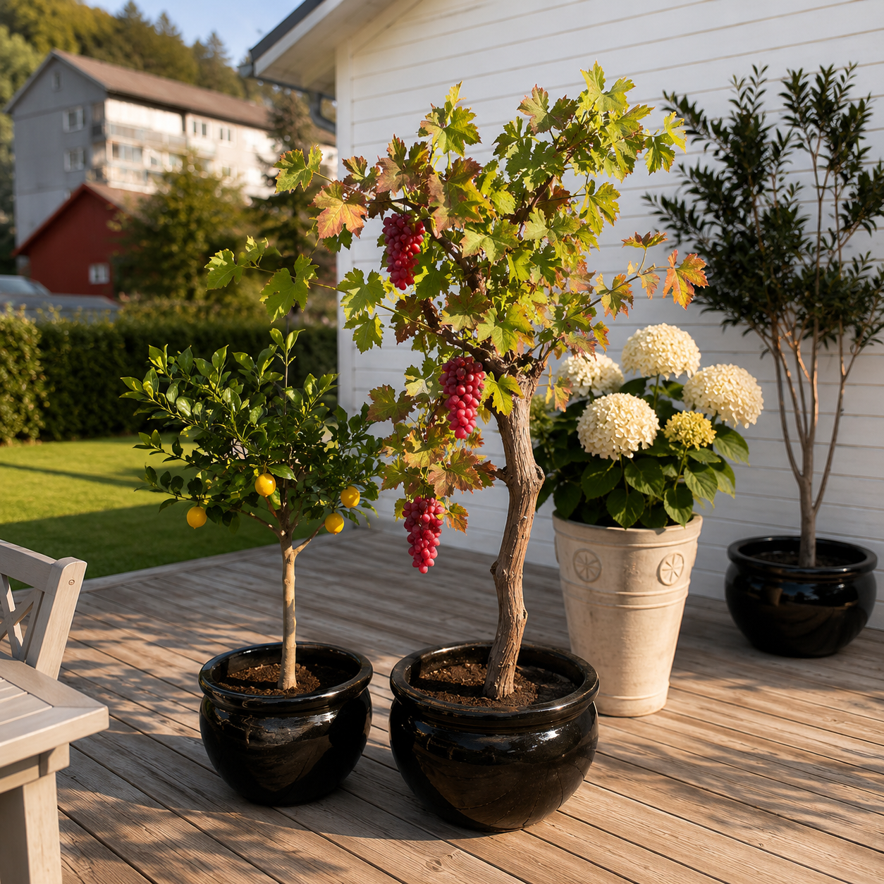 Konstgjort Citronträd 105 cm | Med 12 Citroner &amp; 180 Blad