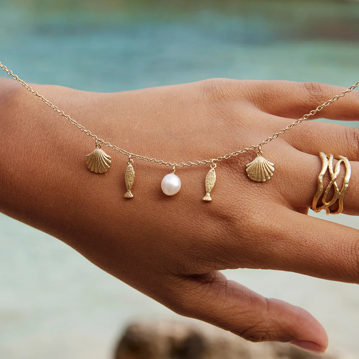 Sardela Halskette | 18 Karat Gold | Agapé Studio Jewelry