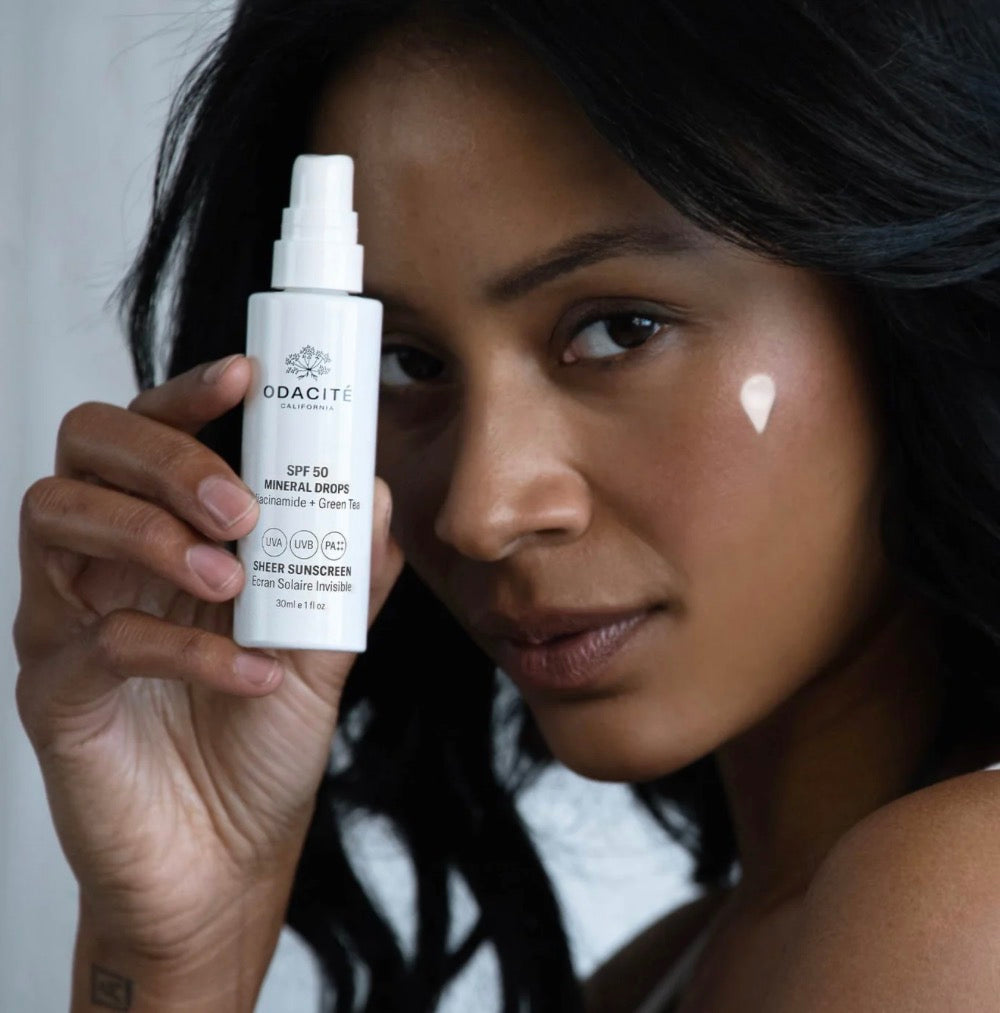 Odacité SPF 50 Sheer Sunscreen Mineral Drops – Mineraliskt solskydd 30 ml