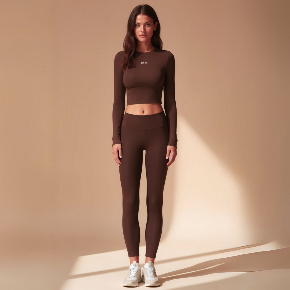 High-Waist Leggings – BAD HABITS® – Chocolate Brown