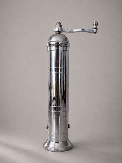 Chrome Mill - Polierte 9" Pfeffermühle, Alexander Handcrafted Mills