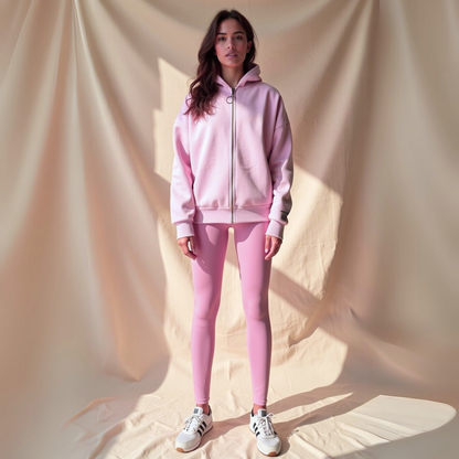 GGBH Zip Hoodie – Light Pink • Beige • Black • Mint